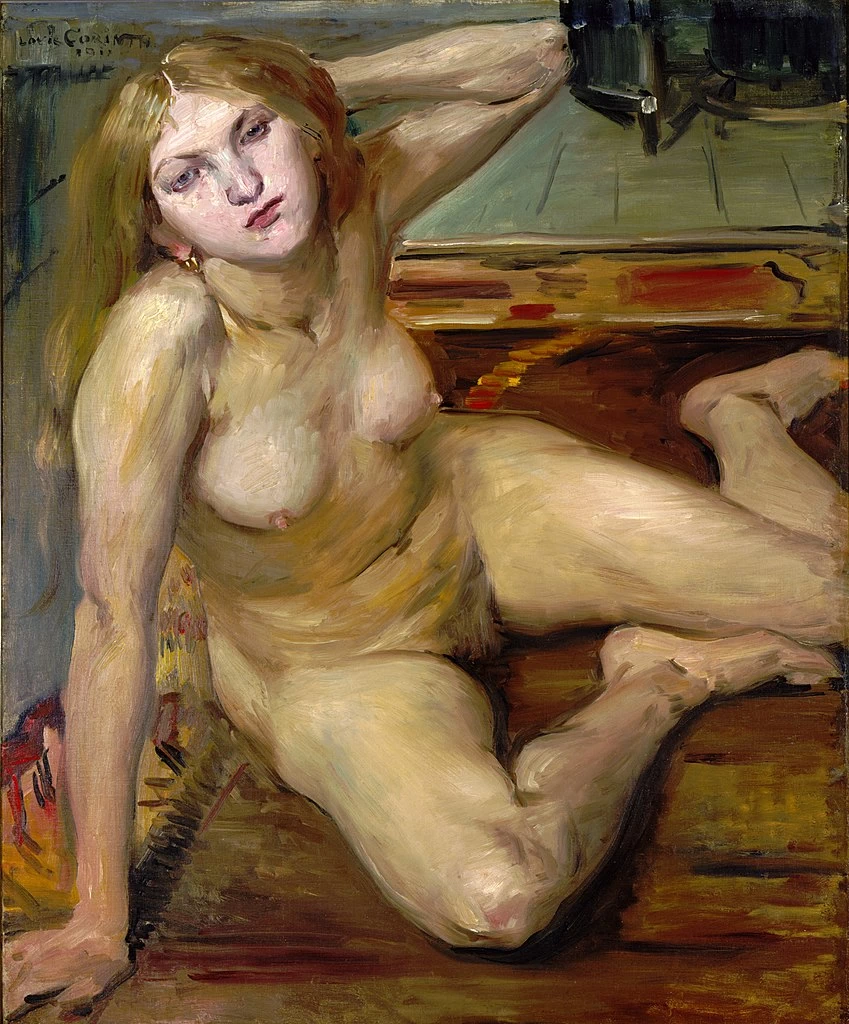 Ragazza nuda su un tappeto - Museo d'arte di Saint Louis
